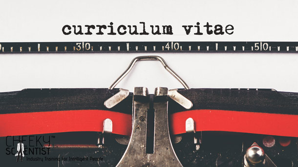 curriculum vitae format | Cheeky Scientist | how to make a cv