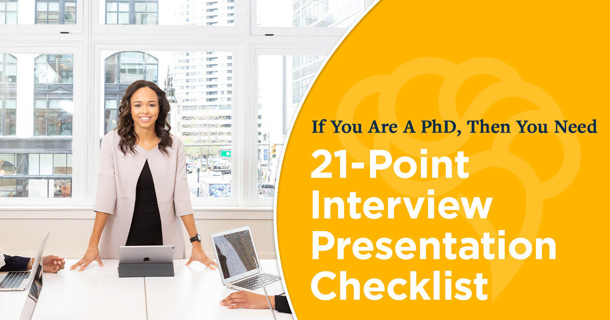 5 minute presentation job interview
