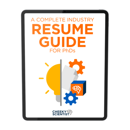 Industry Resume Guide for PhDs