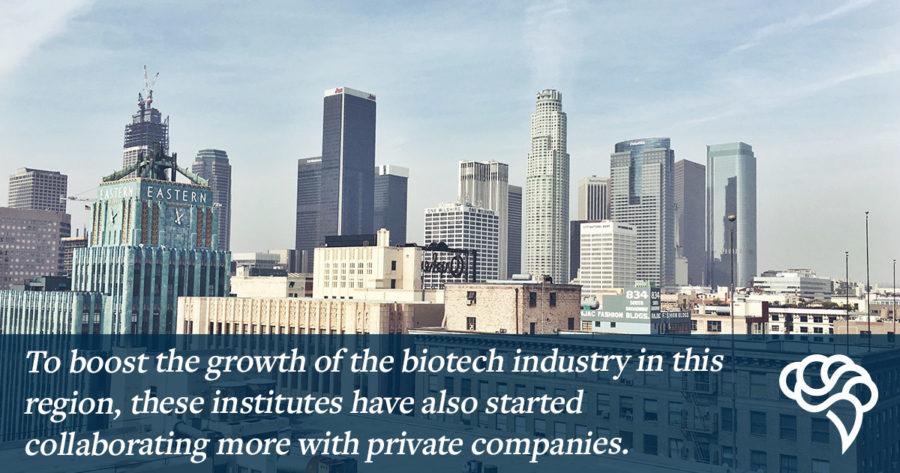 The Los Angeles Life Science job cluster